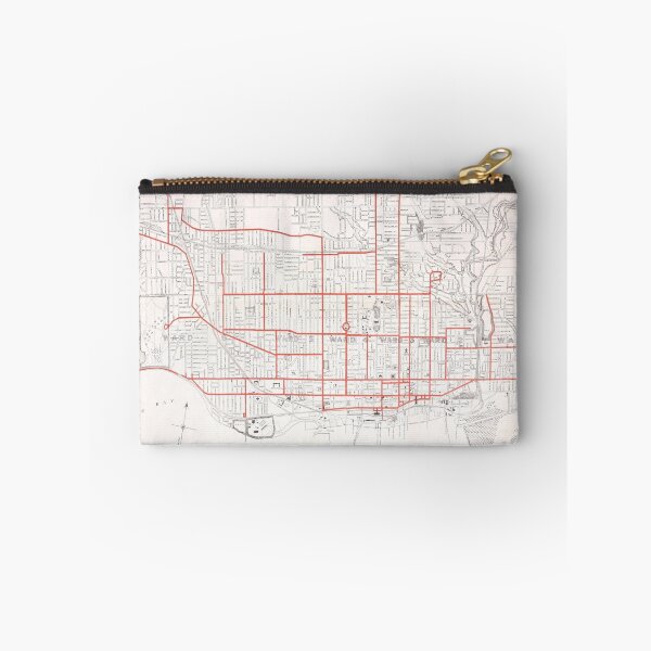 Item preview, Vintage Toronto Streetcar Map (1912) designed and sold by BravuraMedia.