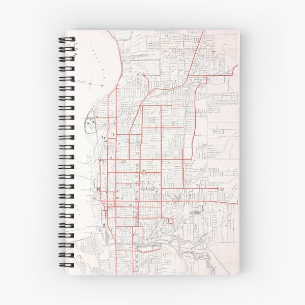 Item preview, Vintage Toronto Streetcar Map (1912) designed and sold by BravuraMedia.