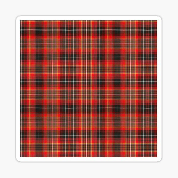 MACINNES RED TARTAN Sticker