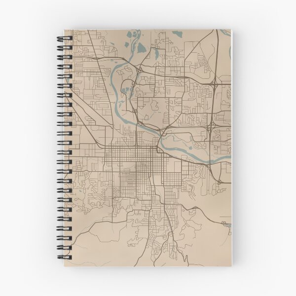 Item preview, Eugene Sepia Map designed and sold by CPTVDesign.