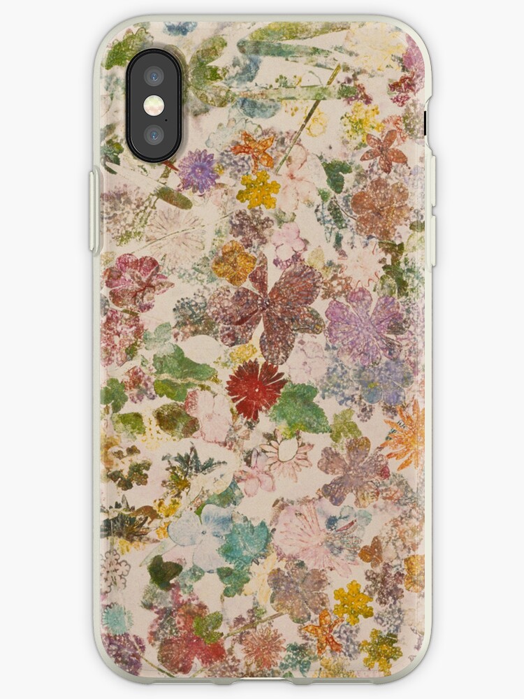 "Pressed flowers" iPhone Cases & Covers by venitakidwai1 Redbubble