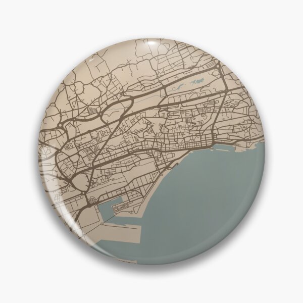 Item preview, Santander Sepia Map designed and sold by CPTVDesign.