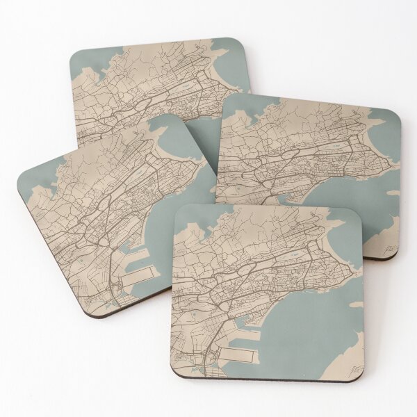Item preview, Santander Sepia Map designed and sold by CPTVDesign.