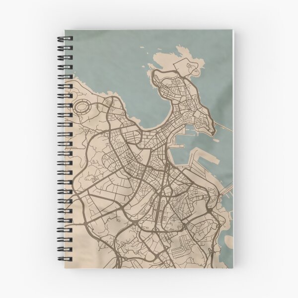 Item preview, A Coruna Sepia Map designed and sold by CPTVDesign.