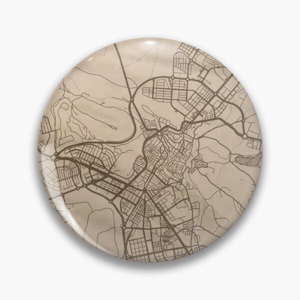 Item preview, Caceres Sepia Map designed and sold by CPTVDesign.
