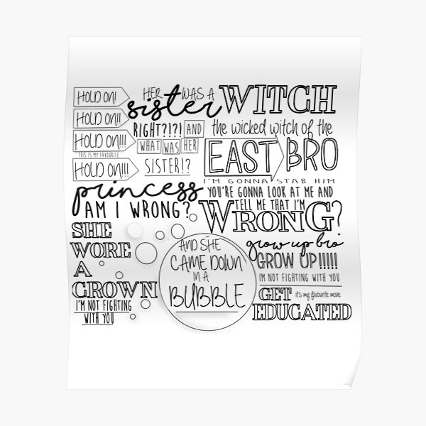 wicked witch of the east argument Poster