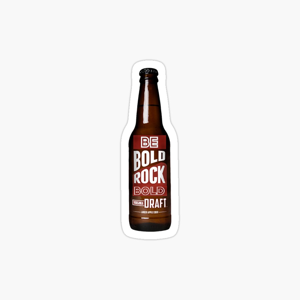 Bold Rock Mountain Block Logo Full Color Sticker - Bold Rock Shop