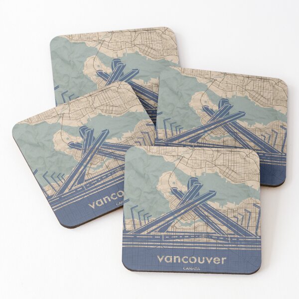 Item preview, Map + Silhouette | Vancouver designed and sold by CPTVDesign.