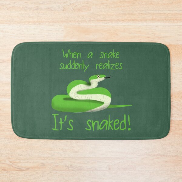 Item preview, Funny Snaked (Naked) Snake designed and sold by Amy Hadden.