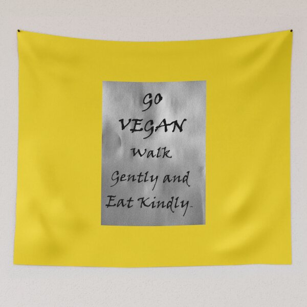 Item preview, Go Vegan, Walk gently, Eat kindly designed and sold by Andykinoz.
