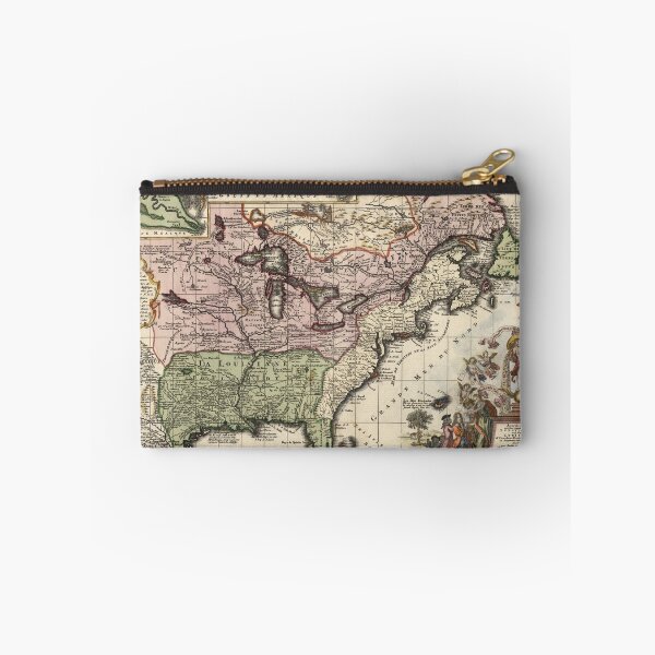 Item preview, Vintage Map of America (1720) designed and sold by BravuraMedia.
