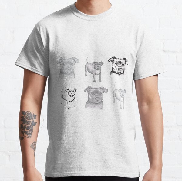 Item preview, Drawings of Staffies Staffy Staffie Pups designed and sold by StaffyDognCo.