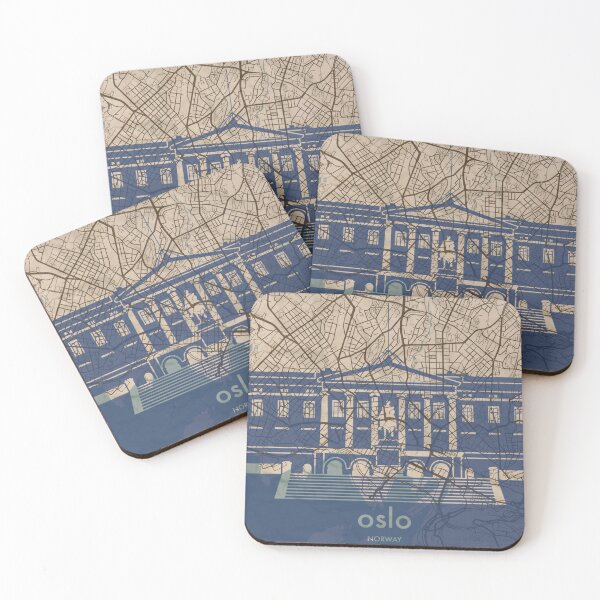 Item preview, Map + Silhouette | Oslo designed and sold by CPTVDesign.