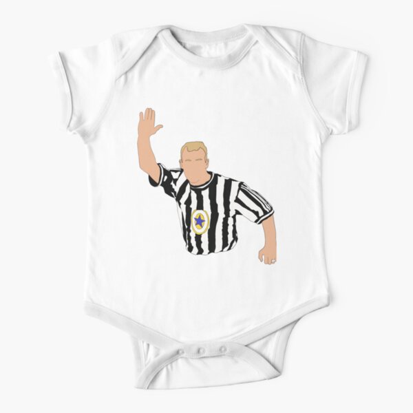 Alan Shearer Newcastle Iconic Celebration Short Sleeve Baby One-Piece