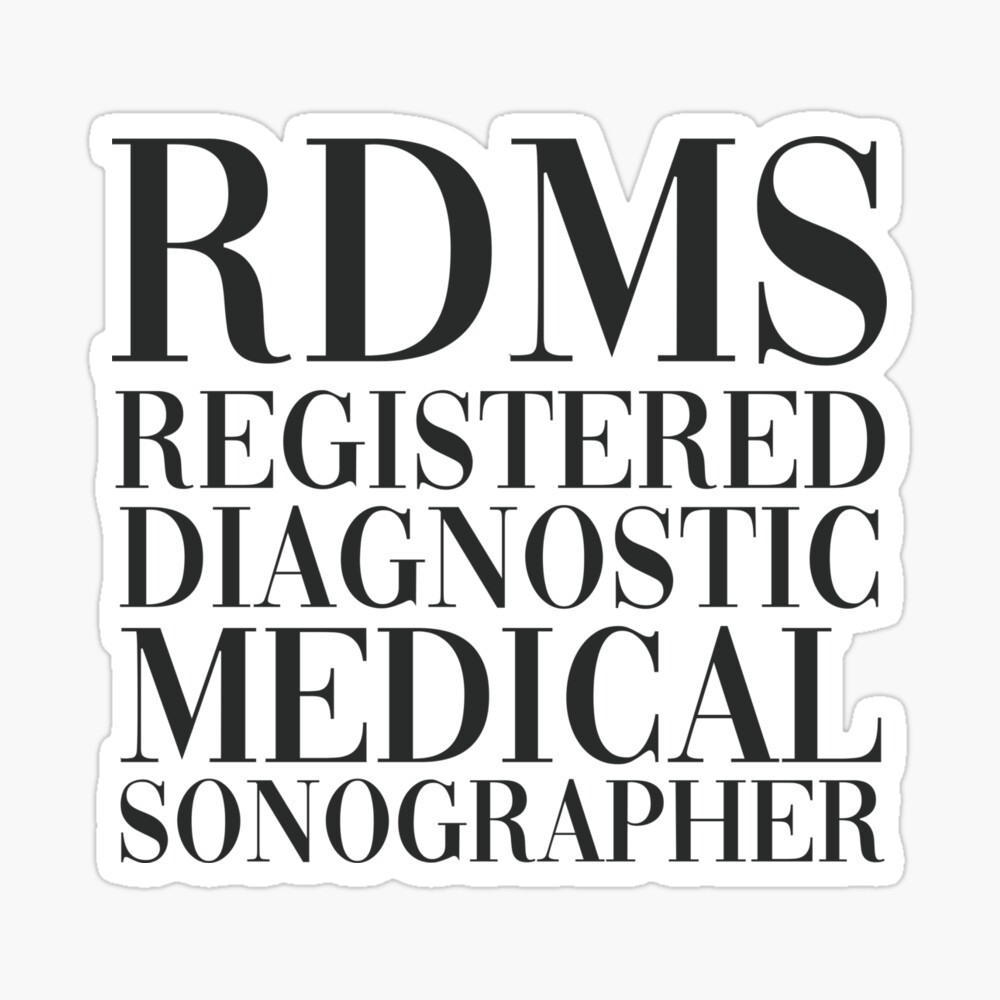 Gift for Ultrasound Tech Sonographer, RDMS Pin for Sale by