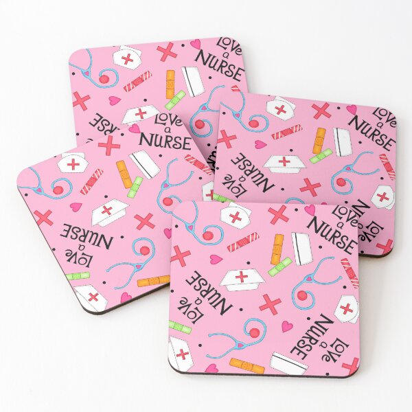Item preview, Love A Nurse Medical Word Art Pink designed and sold by phyllisdobbs.