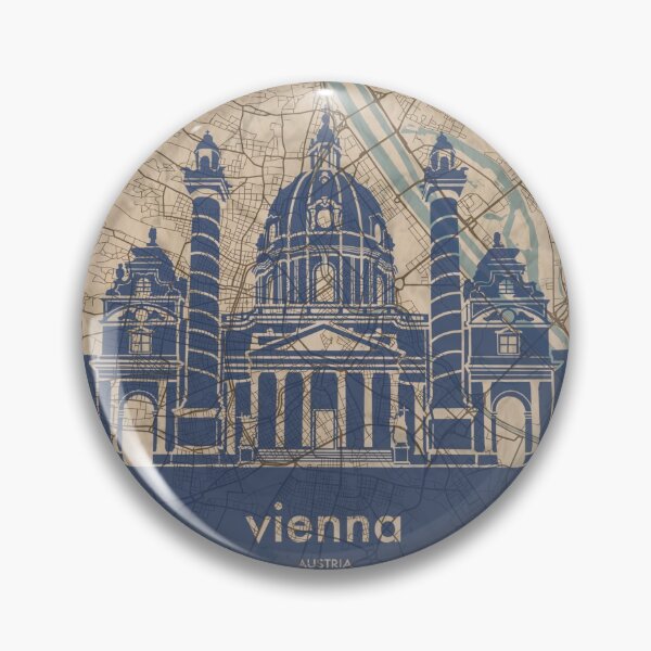 Item preview, Map + Silhouette | Vienna designed and sold by CPTVDesign.