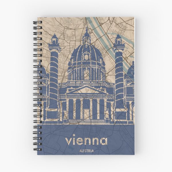 Item preview, Map + Silhouette | Vienna designed and sold by CPTVDesign.