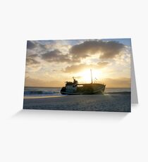 Wrecked Greeting Card