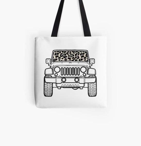 Jeep girl heart Beach Bag