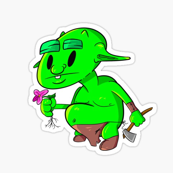 Goblin Sticker For Sale By Bunchascribbles Redbubble 5266