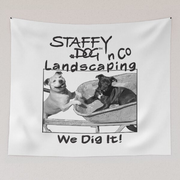 Item preview, Staffy Dog n Co Landscaping - We dig it! designed and sold by StaffyDognCo.