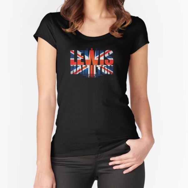 Lewis Hamilton - World Champion Fitted Scoop T-Shirt