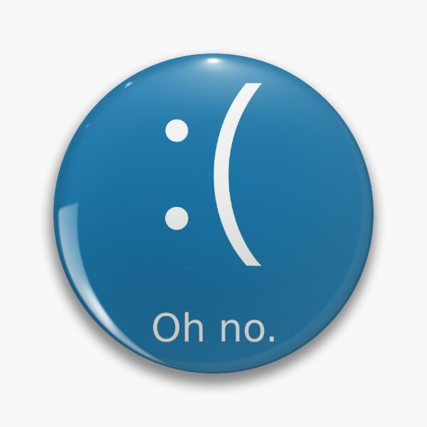 Item preview, "Oh no." BSOD designed and sold by Jisharu.