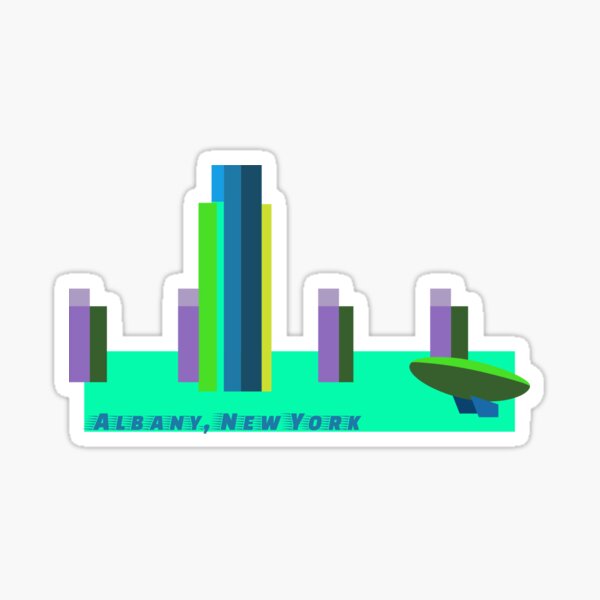 Item preview, Albany, NY Skyline designed and sold by drawanderase.