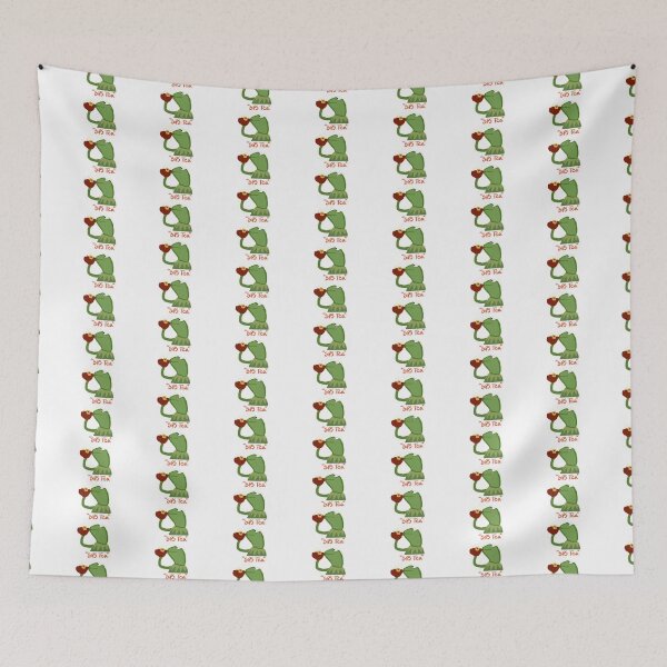 Item preview, Kermit the frog drinking tea Merch designed and sold by Noras-Designs.