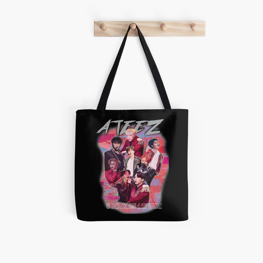 ATEEZ KPOP MERCH OLD RETRO KNOCK OFF INSPIRED MERCHANDISE  Tote Bag for  Sale by marhaly