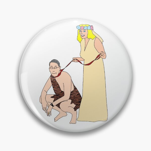 Item preview, Carole Baskin and Howard on a leash  designed and sold by Ry-art.