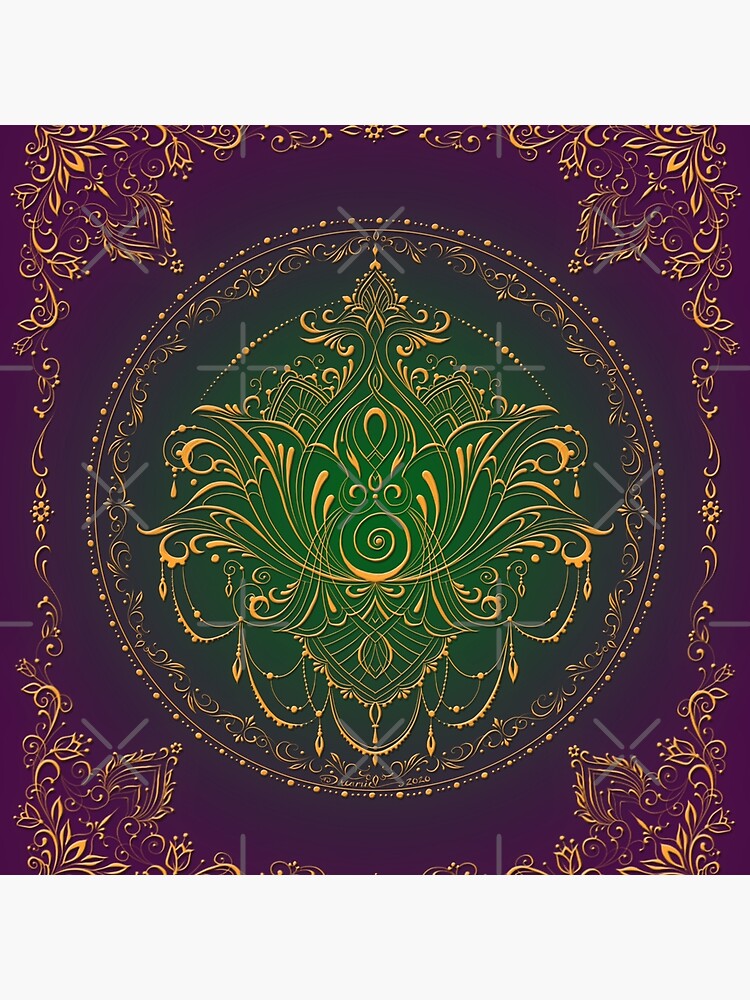 Lotus Goddess in Peacock Purple by dreamie09