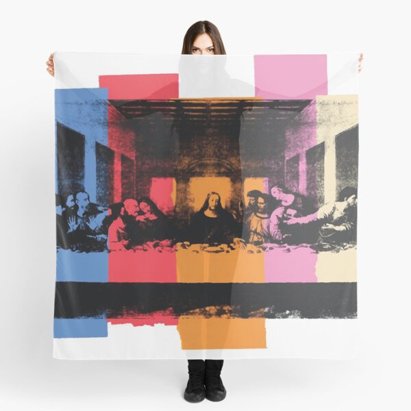 Andy Warhol | Detail of the Last Supper Scarf
