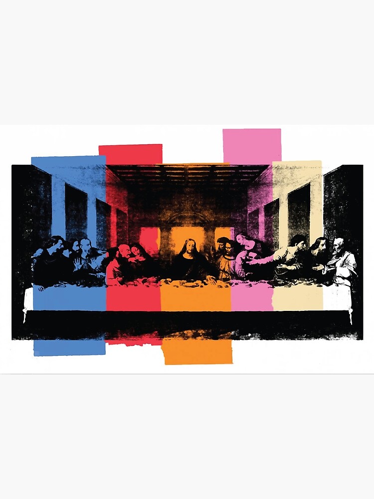 Discover Andy Warhol | Detail of the Last Supper Canvas