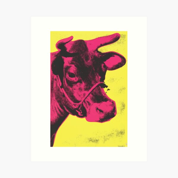 Andy Warhol | Cow Art Print