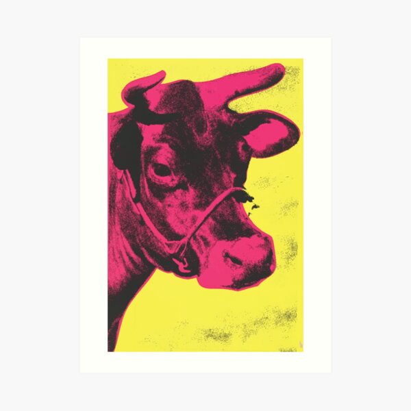 Andy Warhol | Cow Art Print