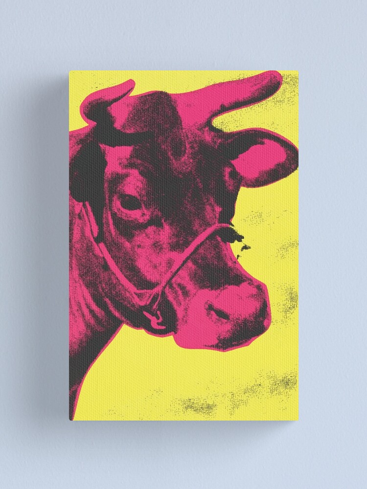 Alternate view of Andy Warhol | Cow Canvas Print