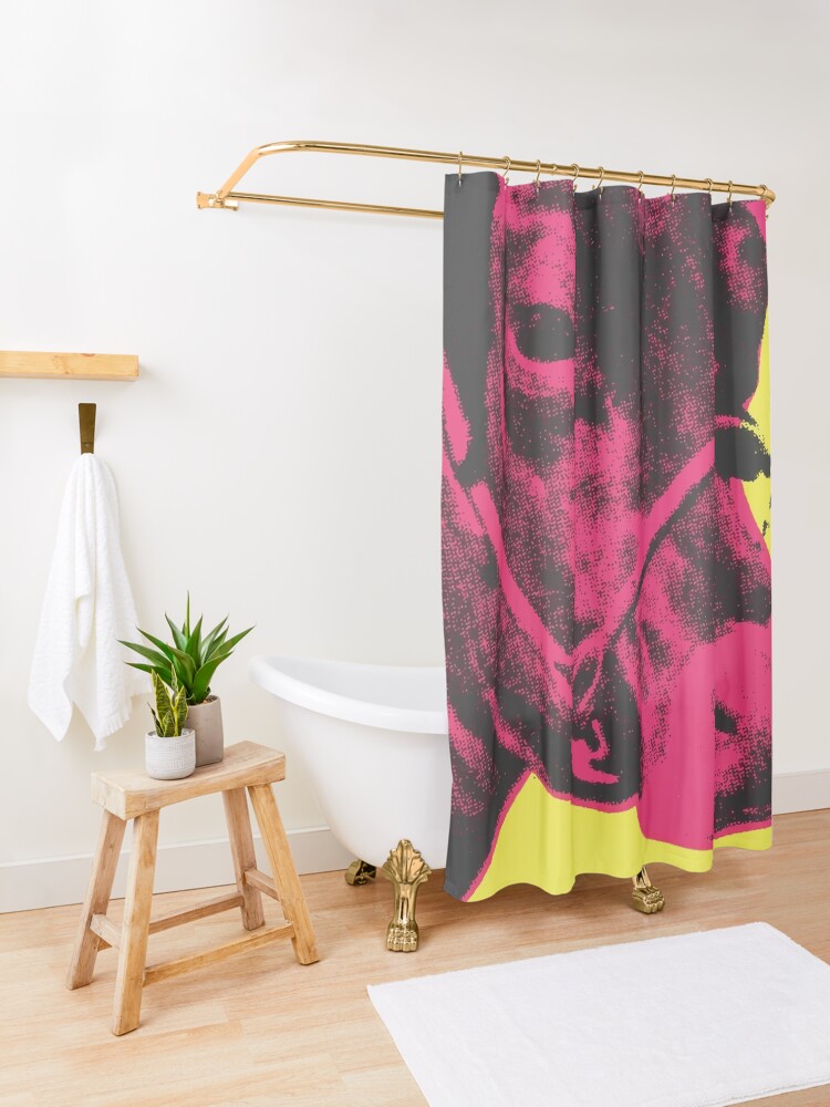 Alternate view of Andy Warhol | Cow Shower Curtain