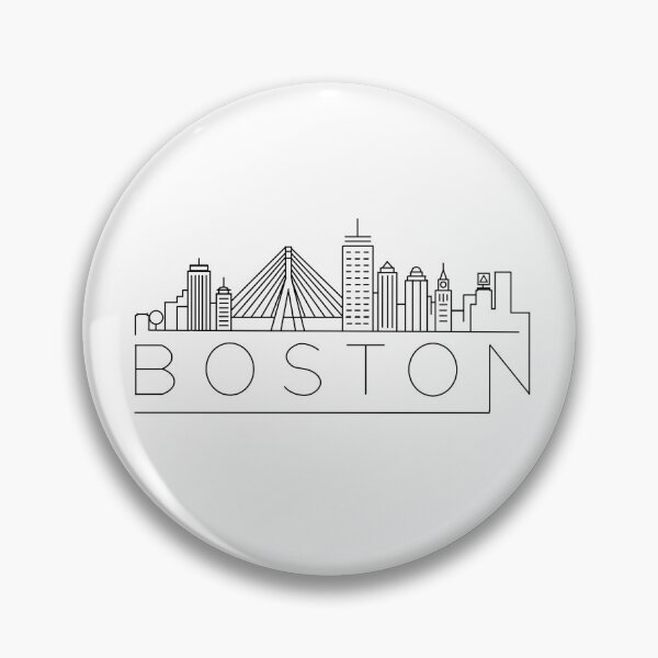 Item preview, Boston City Skyline Outline designed and sold by beckylong.