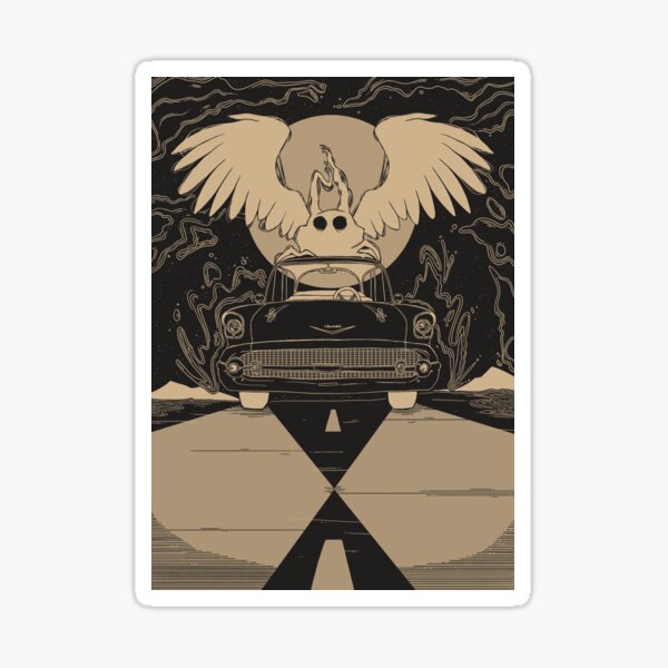 Mothman Chase Sticker