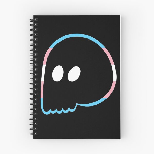 Item preview, Cute Emo Skull (Transgender Colors) designed and sold by inatorinator.