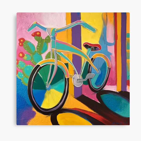Vista previa del artículo con la obra «La bicicleta», diseñado y vendido por kristinharvey.
