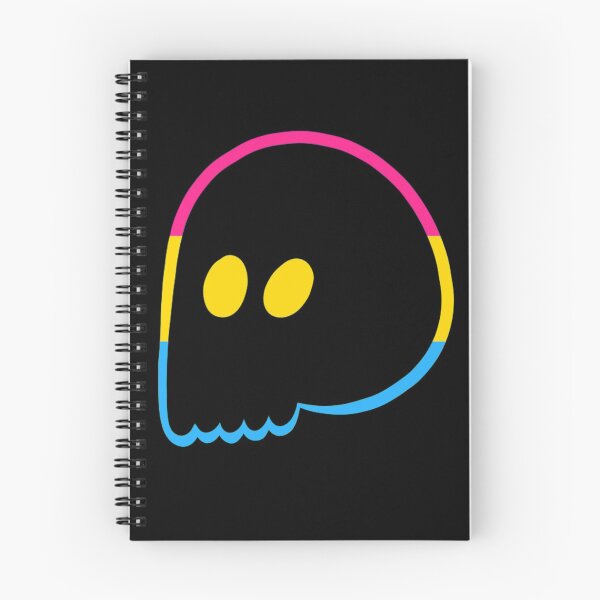 Item preview, Cute Emo Skull (Pansexual Colors) designed and sold by inatorinator.
