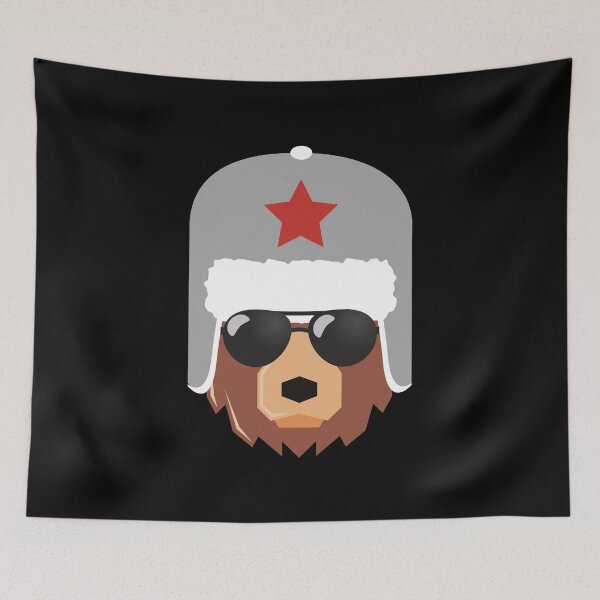 Item preview, Russian bear, gift, gift idea, present, Soviet Union, Russia, Red Army designed and sold by Rautee.