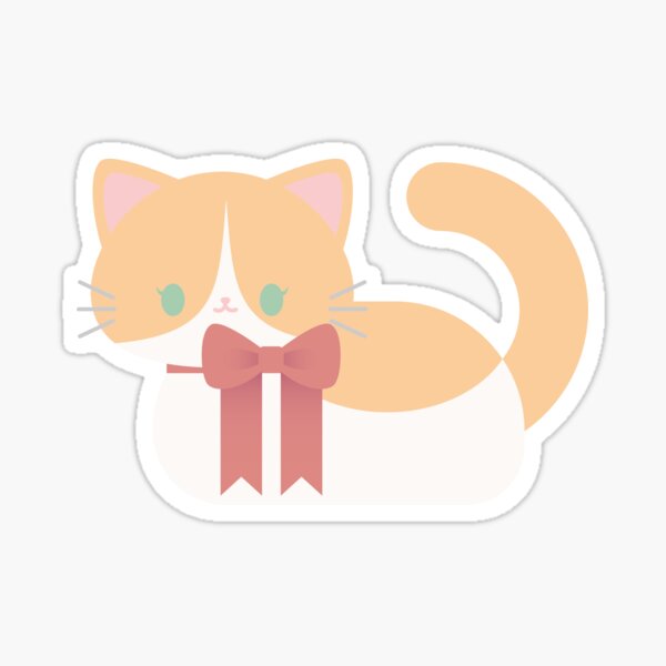 Orange Cat Loaf Sticker