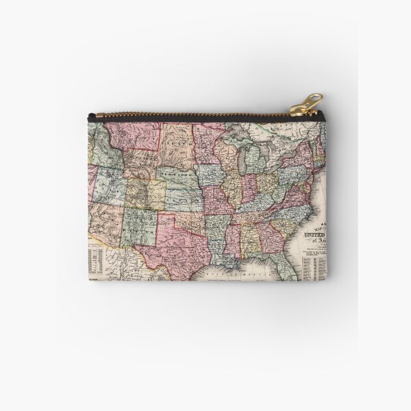 Item preview, Vintage United States Map (1860) designed and sold by BravuraMedia.