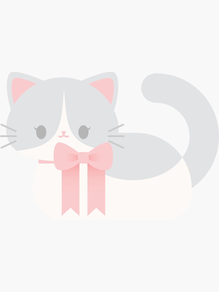 Grey & White Cat Loaf by lucidly