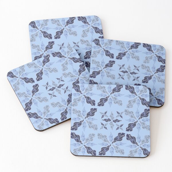 Item preview, sky blue with navy pattern  designed and sold by Lois Gardiner.