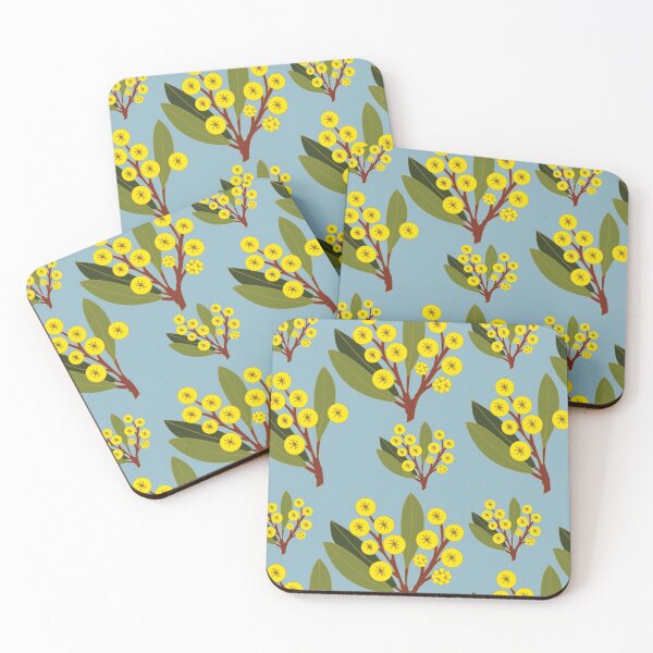 Artikelvorschau, Australiana Wattle Bloom entworfen und verkauft von PatchPress.